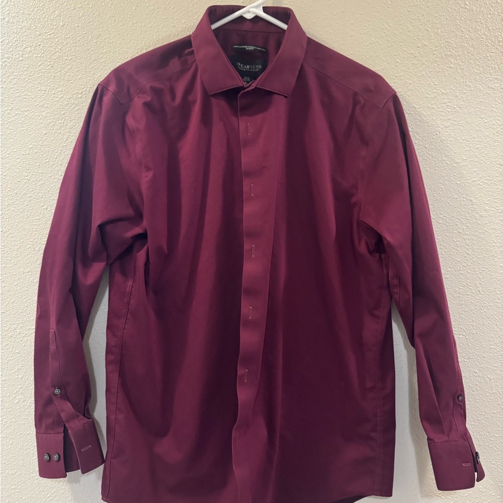 Kenneth Cole Deep Red Dress Shirt